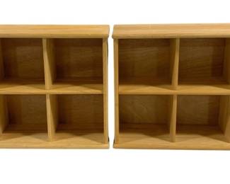 6400 - 2 Wood Trinket Shelf - 20 x 6 x 13.5