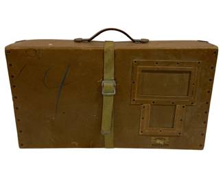 5663 - Vintage Fiber Co. Suitcase - 21 x 12 x 7
