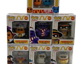 5375 - 7 Funko Pop McDonald's Figures in Box