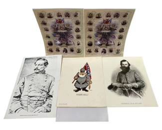 4048 - 6 Vintage Civil War Prints
