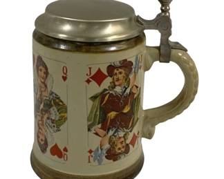4288 - German Beer Stein - 7" Tall