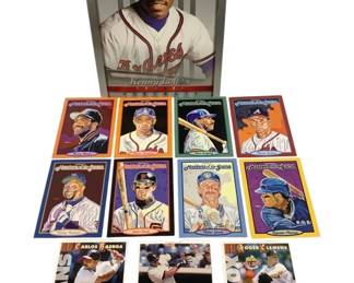 4097 - 12 Oversized Gaint Baseball Cards