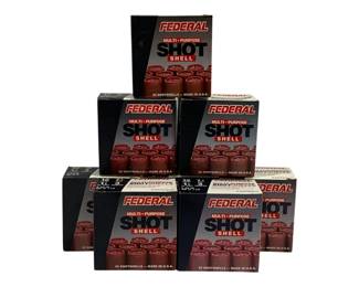 4504 - 8 Empty Boxes of Federal 12 gauge Shells