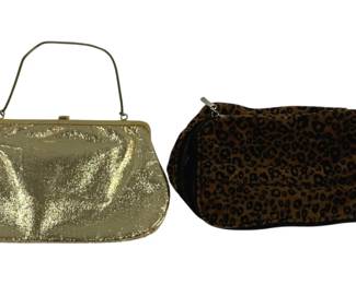 4163 - 2 Vintage Clutch Handbags