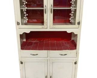 5361 - Vintage Retro Storage Cabinet - 32.5 x 12 x 65
