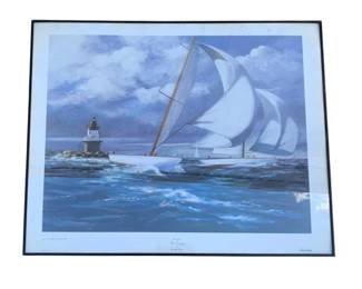 4980 - Close Company by Jacqueline Penney Print (Description): #2370