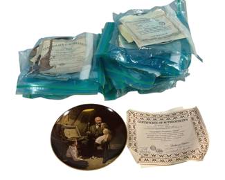 4931 - 22 Decorative Plates - 8' Round