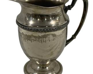 5377 - Silver on Copper Pitcher - 9 x 8.5