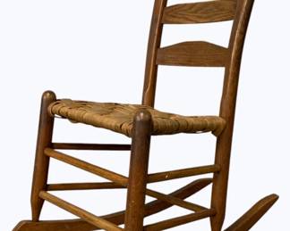 2030 - Primitive Rocking Chair 33 x 18 x 28