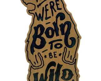 5241 - Thread & Resin Wood Decorative Sign - 9 x 17.5