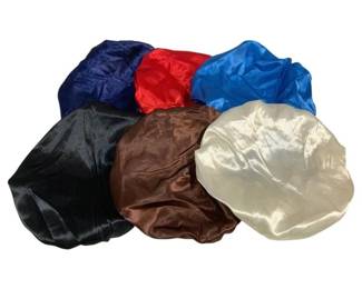 4838 - Lot of Assorted Silk Bonnets