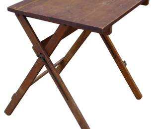 619 - Vintage Folding Tray/Table 28x26x20