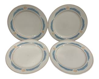 5026 - 4 Homer Laughlin Seville Plates - 10.5" Round