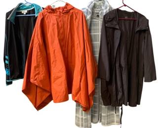 8032 - Assorted Women's Rain Jackets, Poncho & More (Description): Size L-XL