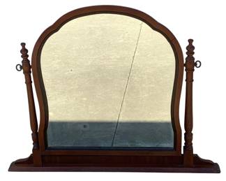 5025 - Vintage Victorian Style Tabletop Mirror (Description): 41 x 32 x 2.5