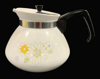 5419 - Corning Floral Bouquet 6 Cup Teapot
