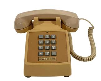 6016 - Western Electric Bell Push Button Phone (Description): 9 x 5.5 x 9 Used as is electric/electronic/mechanical item. No guarantee all components, untested
