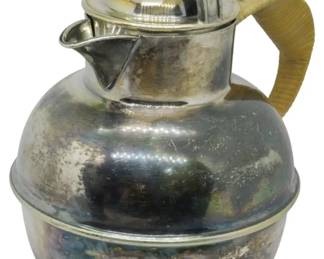 701 - E.G. Webster & Son Silverplate Teapot 6"