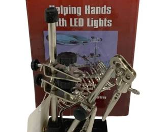 4516 - Helping Hands w/ LED Lights in Box (Description): Used as is electric/electronic/mechanical item. No guarantee all components, untested.