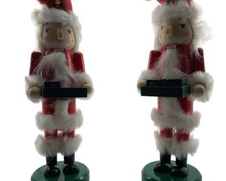 7024 - 2 Christmas Nutcrackers - 14" Tall