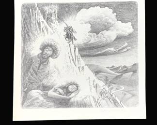 5701 - 1973 Klaus Voorman Print - 10.75 x 11.25