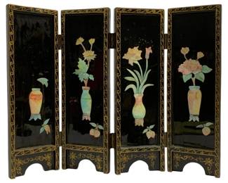 6585 - Mini Oriental Folding Screen - 14 x 18