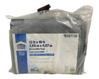 4582 - 12ft Reversible Tarp - New