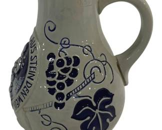 4317 - German Stoneware Pitcher - 6.5" Tall