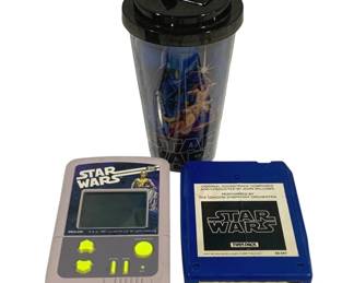 4012 - 2 Star Wars Games & Tumbler (Description): Used as is electric/electronic/mechanical item. No guarantee all components, untested.