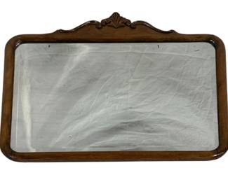 6330 - Wood Framed Mirror - 25.5 x 22.5