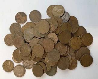 313 - 100 Wheat Pennies