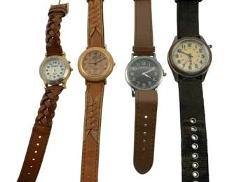 8075 - Assorted Watches (Description): Used as is electric/electronic/mechanical item. No guarantee all components, untested.