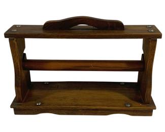 5240 - Wood Towel Rack/Shelf - 13.5 x 5 x 8.5