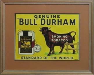9126 - Bull Durham Tobacco Ad (Description): 27 X 22