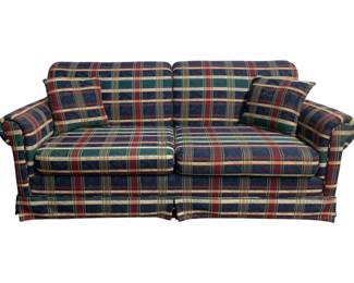 6267 - Sleeper Couch 32 x 71 x 40 (Description): as is - a few small holes in cushions, otherwise in good shape