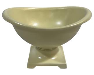 5080 - Art Pottery Compote - 7.5 x 5 x 6
