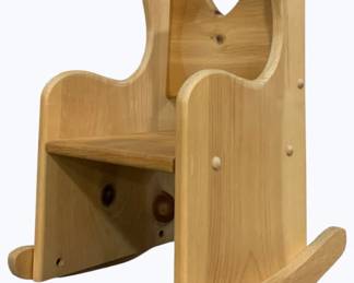 2344 - Doll Rocker w/ Heart 22 x 13 x 16