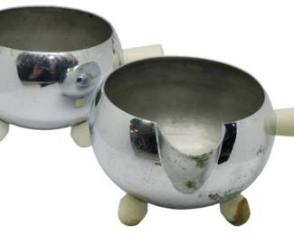 703 - Vintage Silverplate Creamer and Sugar