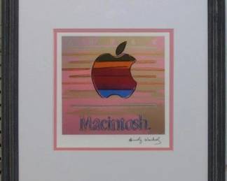 9120 - Macintosh print by Andy Warhol (Description): 16.5 X 17