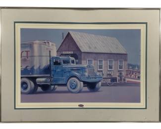 6037 - Peterbilt Framed Print - 36 x 23