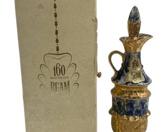 5992 - Jim Beam Decanter Bottle w/ Box - 15" Tall
