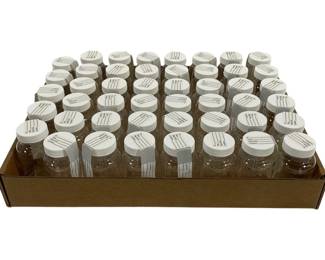 5764 - Tray Lot Plastic Specimen Jars