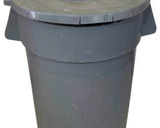 6553 - Rubbermaid Brute Trash Can w/ lid - 32 x 25
