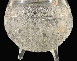 4884 - McKee Glass Company Rose Bowl - 7 x 7