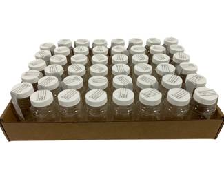 5763 - Tray Lot Plastic Specimen Jars