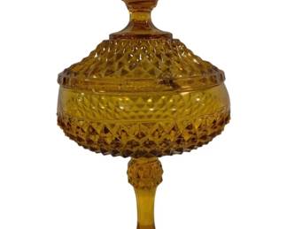 4899 - Diamond Point Compote Candy Dish - 12 x 7