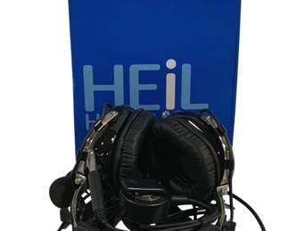 4474 - Heil Ham Radio Headset in Box (Description): Used as is electric/electronic/mechanical item. No guarantee all components, untested.