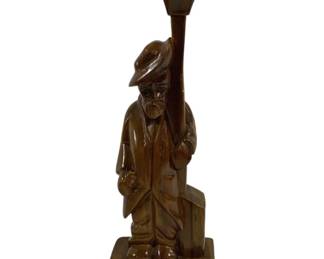 4173 - Carved Wood Statue - 19.5" Tall