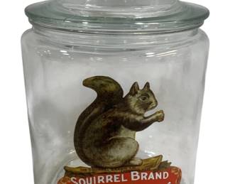 5226 - Squirrel Brand Glass Jar - 10.5 x 7