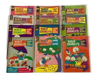 4073 - 12 Disney Comic Books